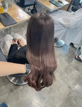ロング カラー ベージュカラー💖 やすひろのヘアスタイル