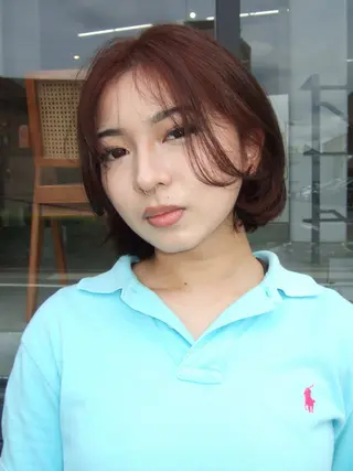 カラー 吉沢 寧々のヘアスタイル