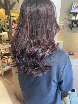 ロング 神谷 亜結美のヘアスタイル