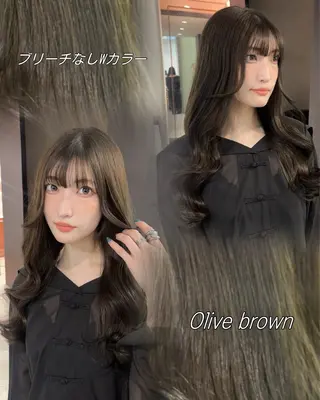 カラー Su-chi-🧴 /ミルクティーカラーのヘアスタイル