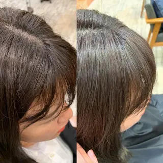 ミディアム パーマ 大人レイヤー×艶髪 小久保　春暁のヘアスタイル