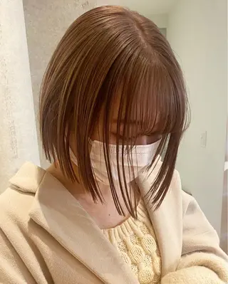 ショート カラー ヘアアレンジ 福岡似合わせレイヤー /ウルフ/ハイトーンのヘアスタイル