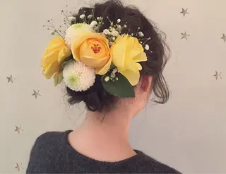 ヘアアレンジ 市川 千夏のヘアスタイル