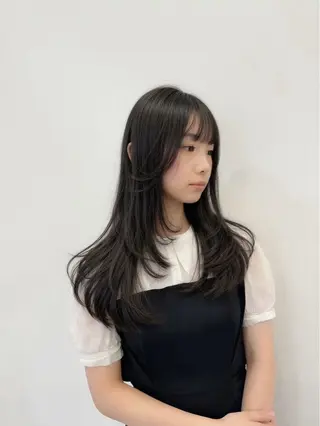 ロング カラー パーマ かんな/カラーモデル 募集中🪽/表参道のヘアスタイル