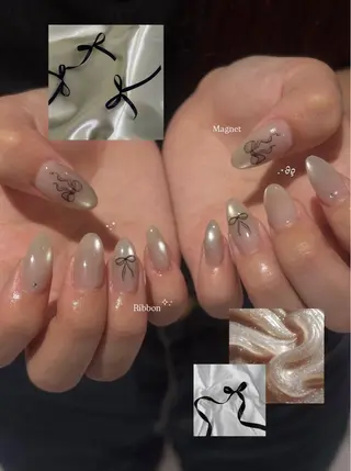 ネイル CLALA Tokiho 🖤:のネイルデザイン