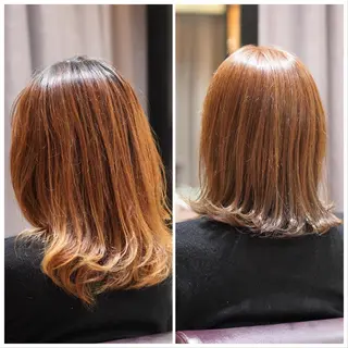 ミディアム 永野 良一のヘアスタイル