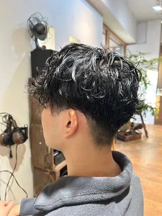 ショート パーマ メンズ メンズカット /ボブ/ショートボブのヘアスタイル