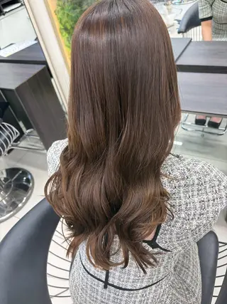 ロング カラー 美髪ツヤ暗髪カラー 💎issei💙のヘアスタイル