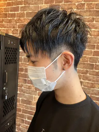 ショート カラー パーマ ヘアアレンジ メンズ キッズ ネイル マツエク・マツパ アイブロウ 久木原 ゆりのヘアスタイル