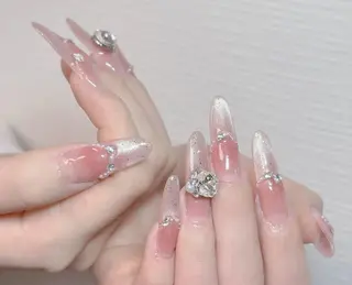 ネイル By moonネイル 🌷ワンホン/韓国風のネイルデザイン