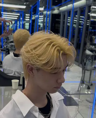 ショート メンズ 浜本 琉聖のヘアスタイル