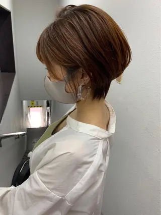 ショート レイヤー×透明感 Tatsuya💫のヘアスタイル