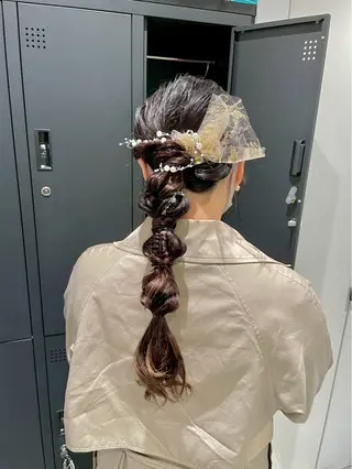 ヘアアレンジ 🌺ダブルカラー/ 艶カラー🌺momoのヘアスタイル