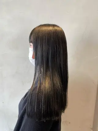 ロング カラー 艶髪/ダークトーン 🩶丸山日向のヘアスタイル