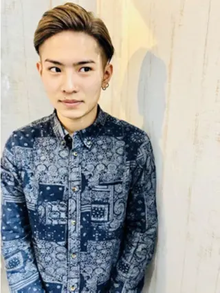 セミロング カラー パーマ ヘアアレンジ 大阪レミーエクステ チビ編み込みのヘアスタイル