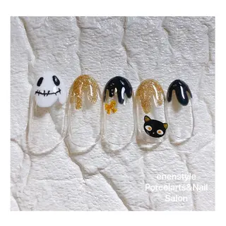 ミディアム ネイル 🐾enen style 🐾のネイルデザイン