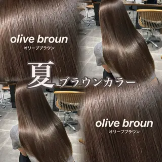 カラー 鶴ヶ峰／透明感カラー 🌿ナンバアオイ🌿のヘアスタイル