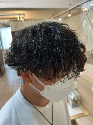 ショート パーマ メンズ メンズカットパーマ ✂️ JOYAのヘアスタイル