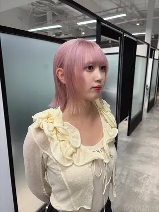 ミディアム カラー 🟧オシャレ女子多数 アツシ🟧のヘアスタイル