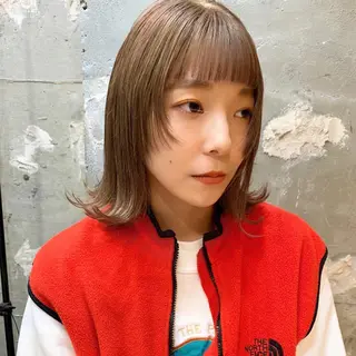 ミディアム カラー tension 【テンション】のヘアスタイル