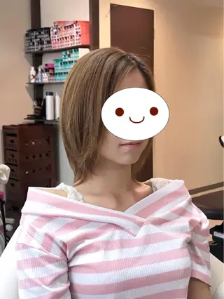 ミディアム 中野 大士のヘアスタイル