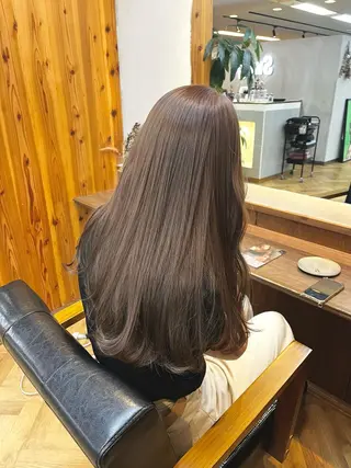 ロング カラー ヘアアレンジ ena/ブリーチなし 透明感・レイヤー🎀のヘアスタイル