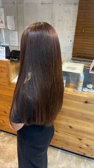 ロング カラー 木藤 美朝のヘアスタイル