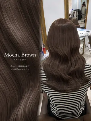 ロング 柔らかグレージュ🤍 髪質改善Hanakaのヘアスタイル