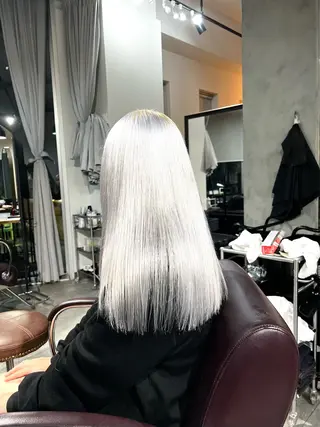 セミロング カラー ヘアアレンジ 🌈インナーカラー ‘ショウマ’🌈のヘアスタイル
