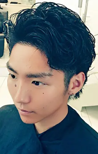 メンズ メンズ特化フェード パーマ小林裕史のヘアスタイル