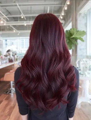 ロング カラー 韓国×艶ハイトーンが かわいい✨️リオ🍒のヘアスタイル