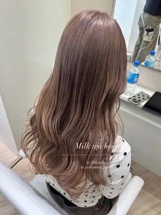 ロング カラー ParveMix￤ 出石 菜々🥂のヘアスタイル