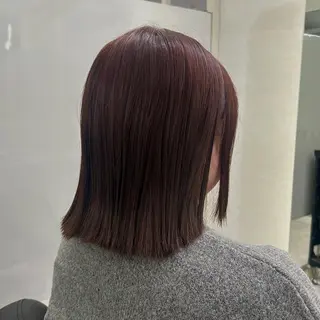 ミディアム カラー The Ect心斎橋 ❤︎marina❤︎のヘアスタイル