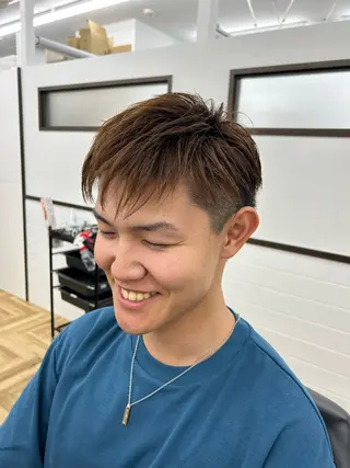 ショート メンズ トミオカ ⸌⍤⃝⸍のヘアスタイル