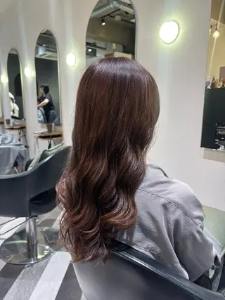 ロング カラー 沢井涼人 ✂︎ 艶髪のヘアスタイル