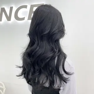 カラー 大人ワンホン風🥀 透明感/DANCEのヘアスタイル