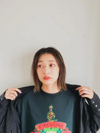 ミディアム カラー Takuma Suzuki中目黒のヘアスタイル