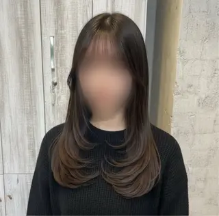 ロング カラー 🩵レイヤー✖︎ 髪質改善🩵リョウヤのヘアスタイル