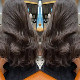 ロング カラー 映える顔まわり/前髪 特化 💗 ユキマのヘアスタイル