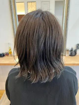 ミディアム カラー 🐰ハイトーンカラー 畠山 渡🐰のヘアスタイル