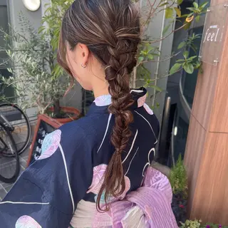 ロング ヘアアレンジ しみず さくら🌸のヘアスタイル