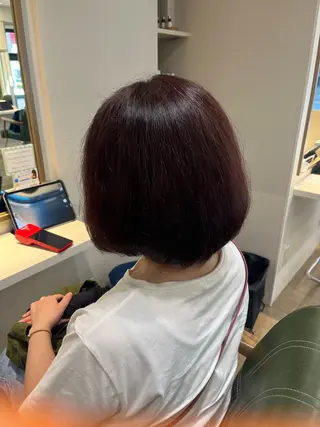 ミディアム 小鴨 美佳のヘアスタイル