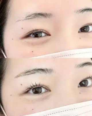 マツエク・マツパ そそ　喜 多のヘアスタイル