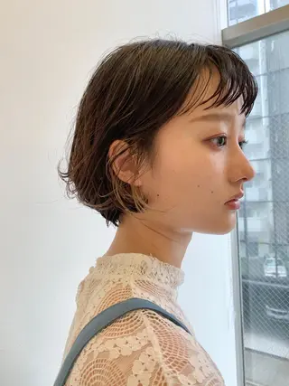 ミディアム 加藤 佑哉のヘアスタイル