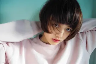 ショート カラー パーマ 上條 航平のヘアスタイル
