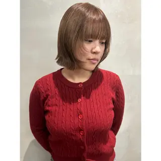 カエデ🐬 カットカラーモデルのヘアスタイル
