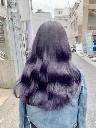 ロング カラー パーマ ヘアアレンジ キッズ 柔らかカラー/ 縮毛矯正YUTO🧋のヘアスタイル