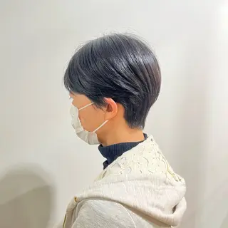 ショート やまき さきね/メンズカットのヘアスタイル