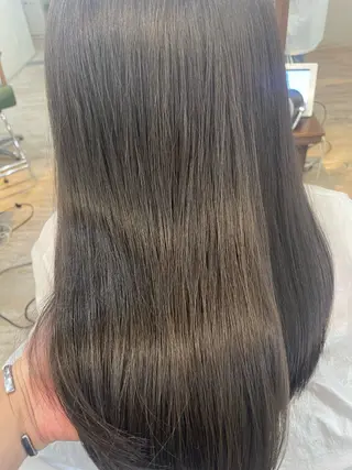 セミロング レイヤー×縮毛矯正 中屋光貴のヘアスタイル