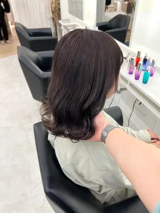 ロング カラー NANO/ ブリーチ×レイヤーのヘアスタイル